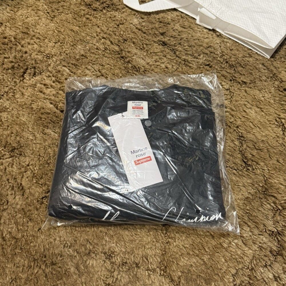 Supreme Martine Rose Champion Tee Mike Tyson T-Shirt Black XXLarge New In Hand
